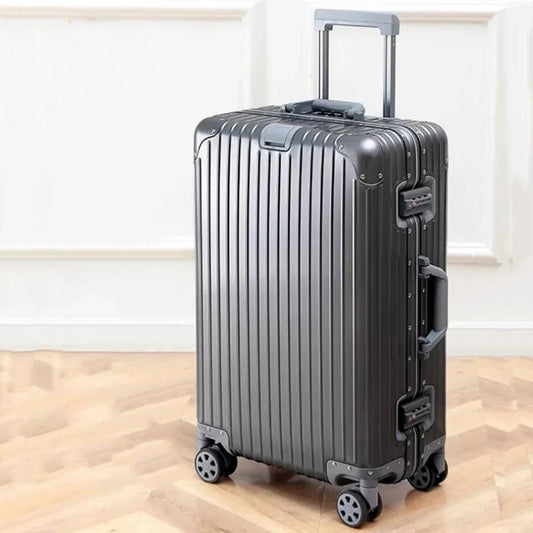 Aluminium-Magnesium hard shell case – Tirana-Gray-S (52 L)-The Livary