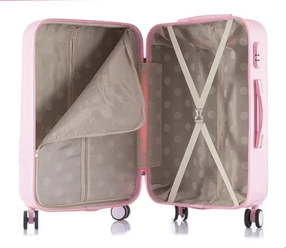 Hard shell suitcase set – Kyoto-Light blue-S (39 L)-The Livary