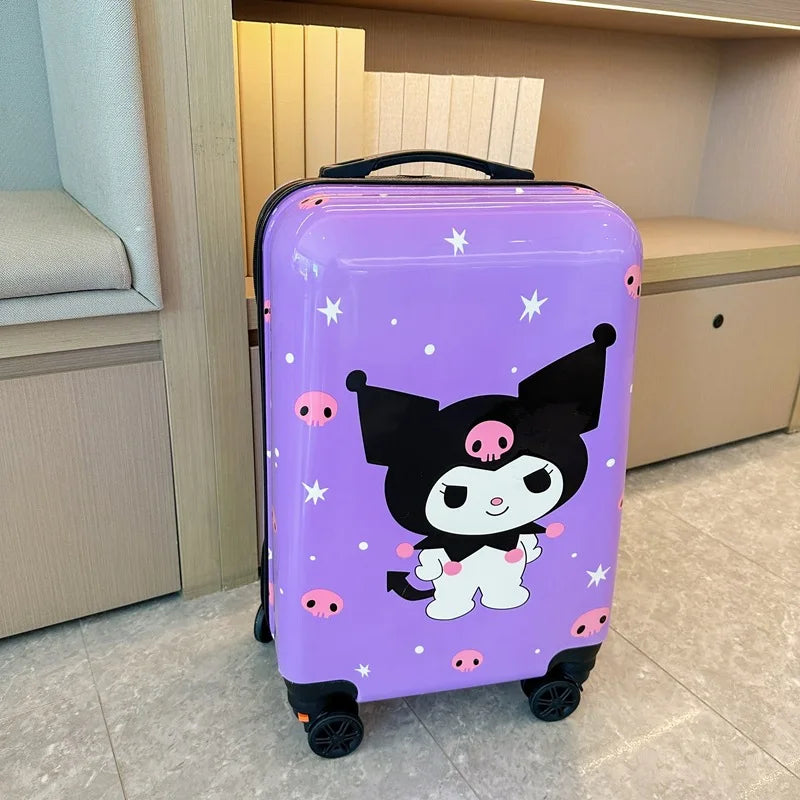 Hard shell suitcase - Osaka-Purple Hand luggage-The Livary