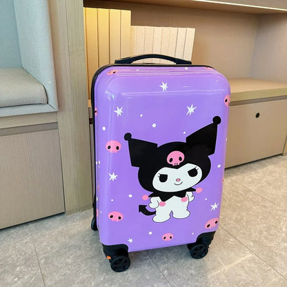 Hard shell suitcase - Osaka-Purple Hand luggage-The Livary