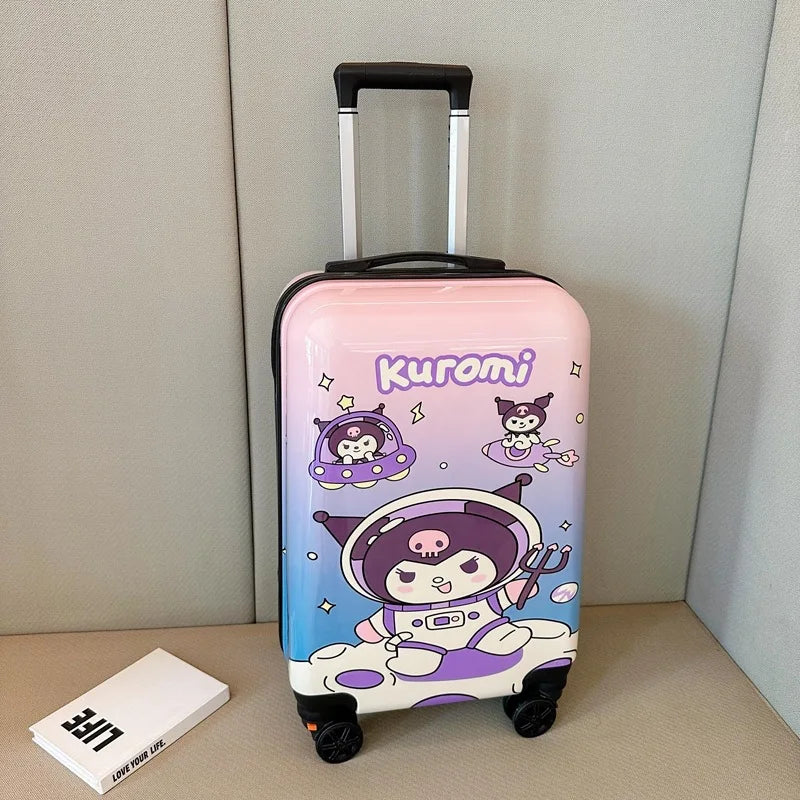 Hard shell suitcase - Osaka-Pink Blue Hand Luggage-The Livary