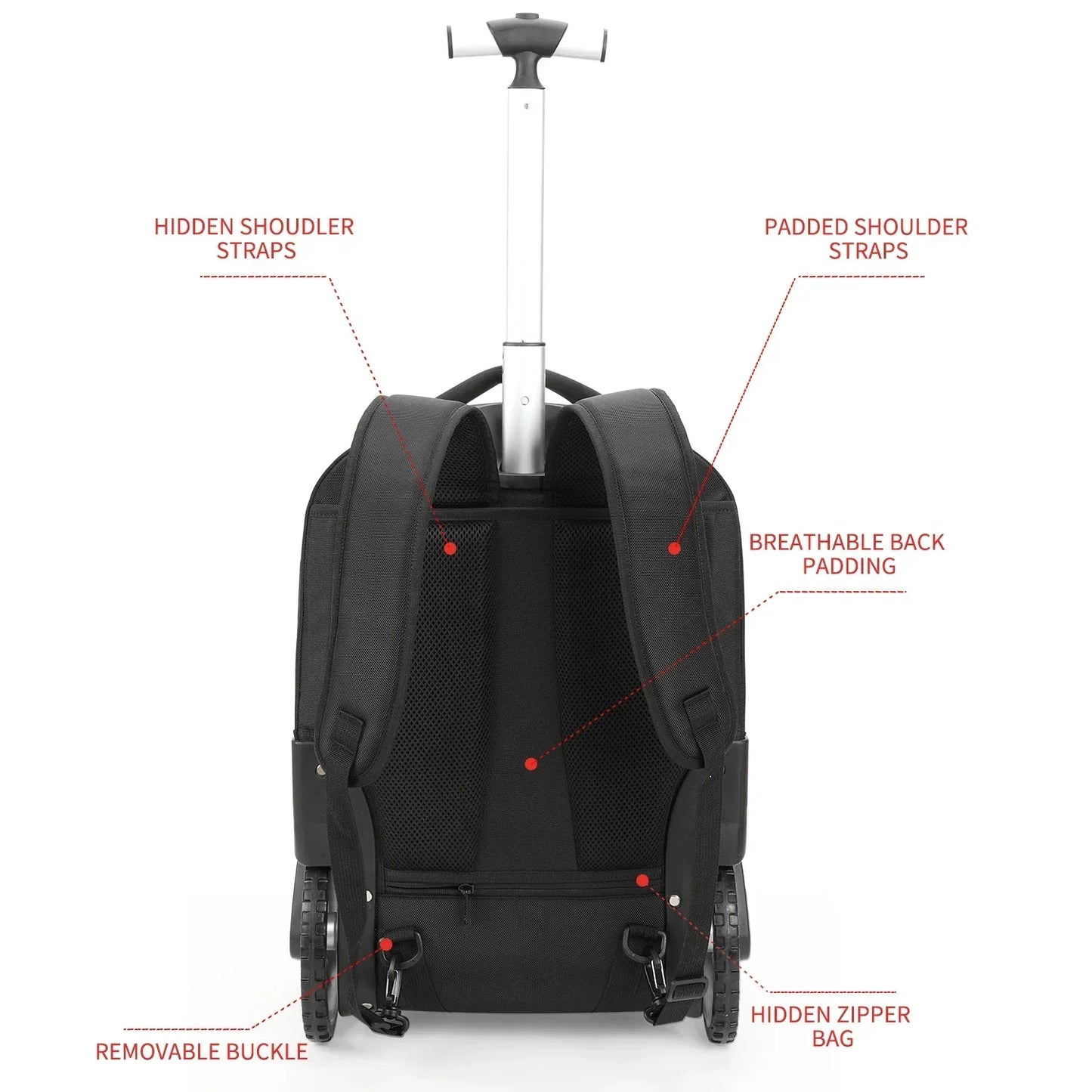 Rolling Laptop Backpack – Helsinki-S (30 L)-The Livary