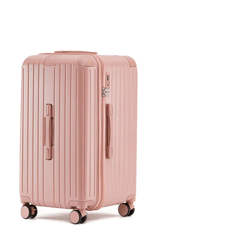 Hard shell suitcase – Milano Voyager-Pink-M (70 L)-The Livary