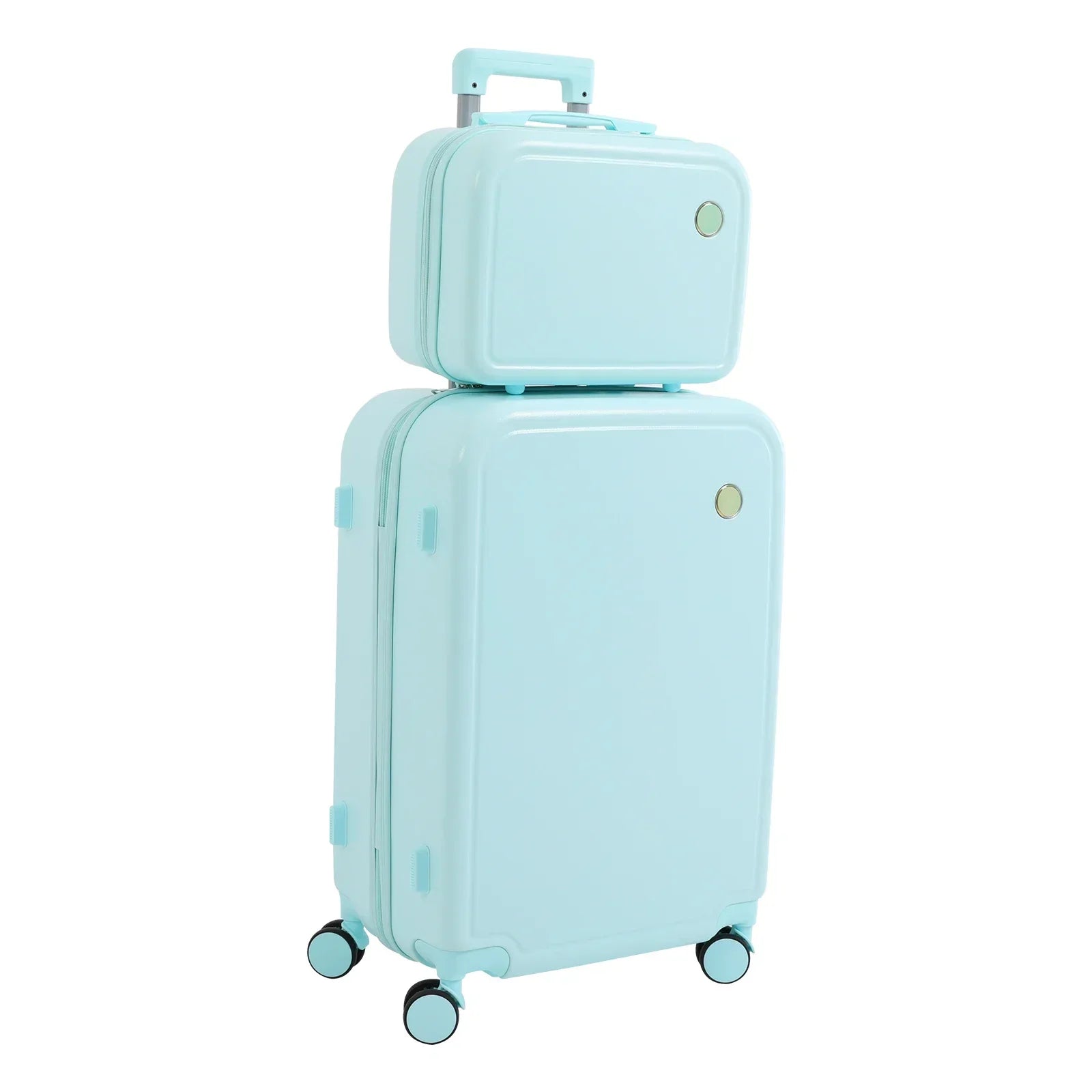 Hard shell suitcase set – Vienna Duo-Green-The Livary