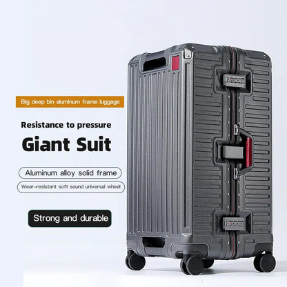 Wider grip hard shell suitcase – Lisbon-Gray-S (45 L)-The Livary
