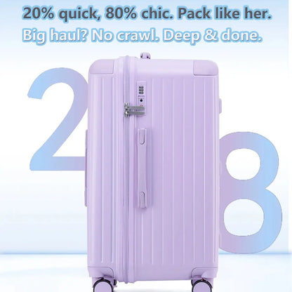 Hard shell suitcase – Milano Voyager-White-S (39 L)-The Livary