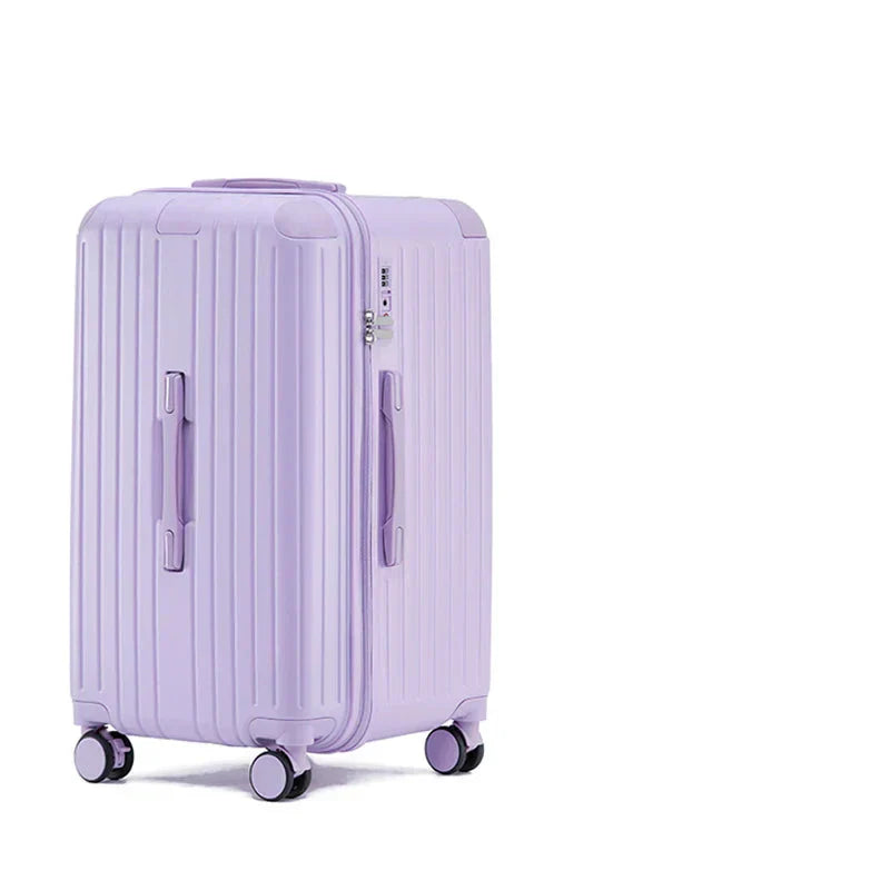 Hard shell suitcase – Milano Voyager-Purple-M (70 L)-The Livary