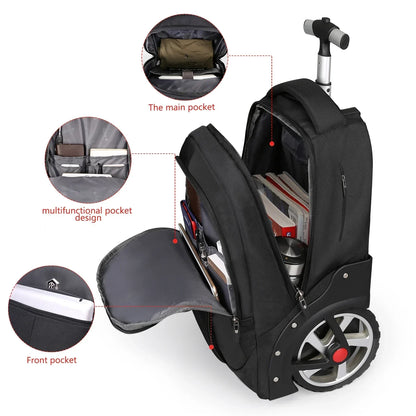 Rolling Laptop Backpack – Helsinki-S (30 L)-The Livary