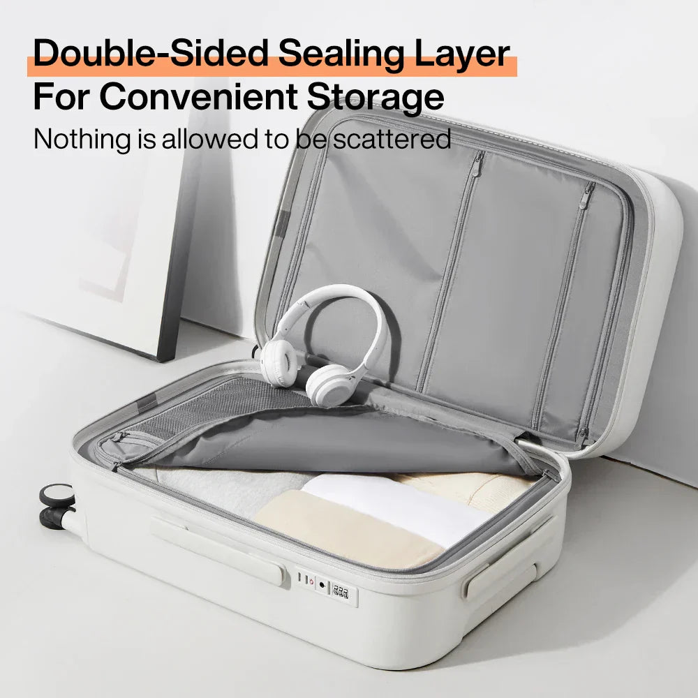 Hard-shell suitcase – Lyon-Black-S (42 L)-The Livary