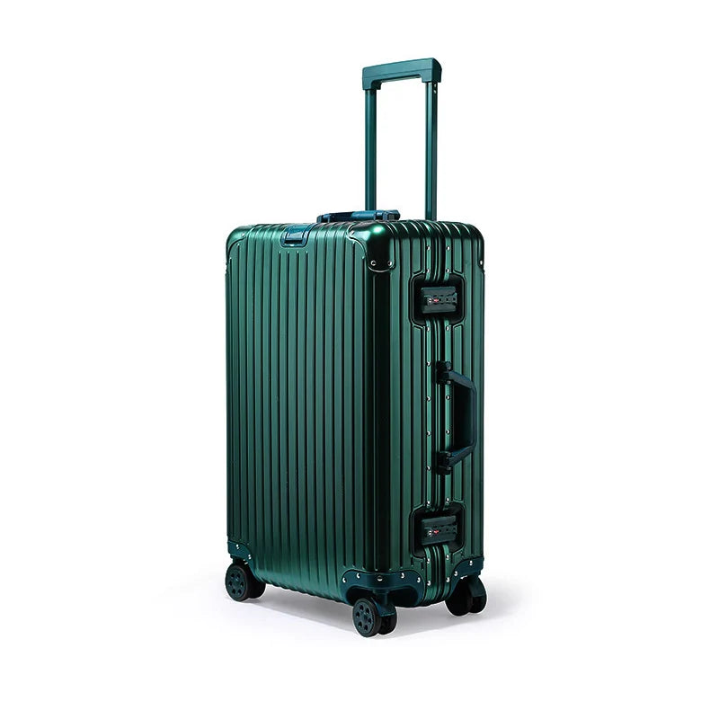 Aluminium-Magnesium hard shell case – Tirana-Green-S (52 L)-The Livary