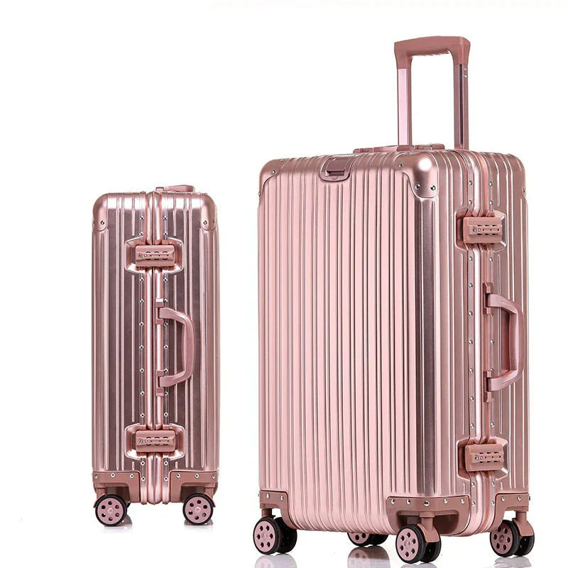Aluminium-Magnesium hard case – Sarajevo-Rose gold-XS (30 L)-The Livary