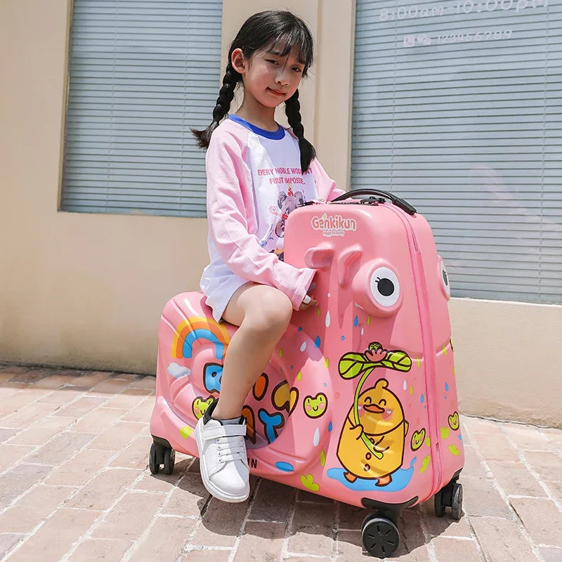 Child's seat suitcase with scooter function – Naples