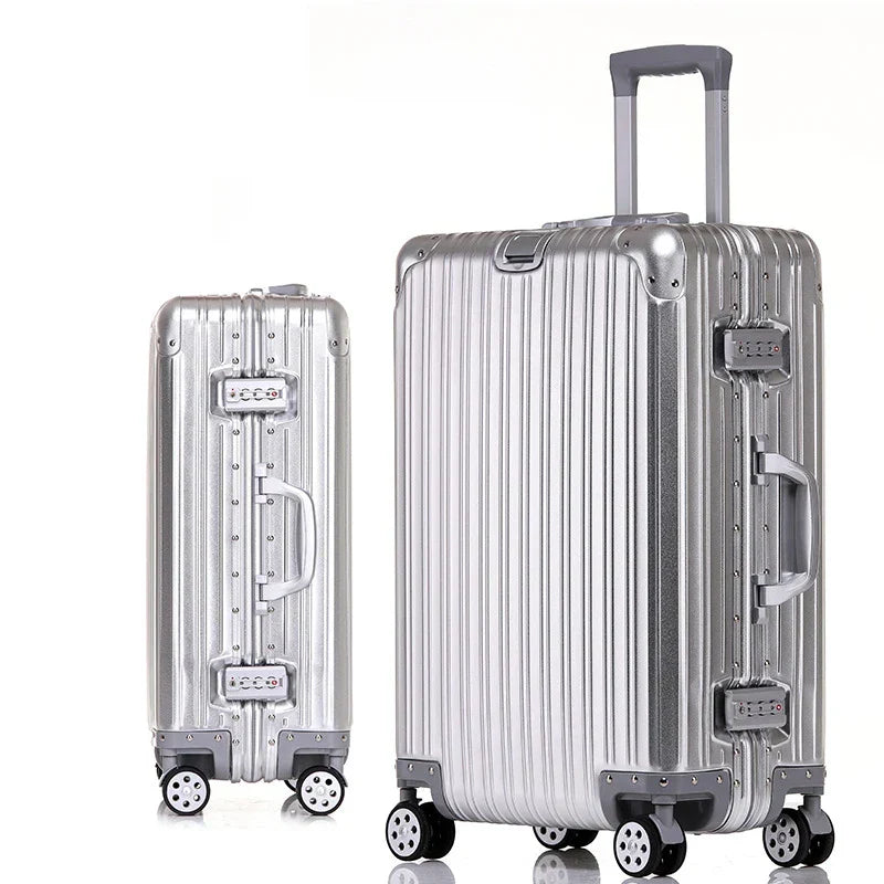 Aluminium-Magnesium hard case – Sarajevo-Silver-XS (30 L)-The Livary