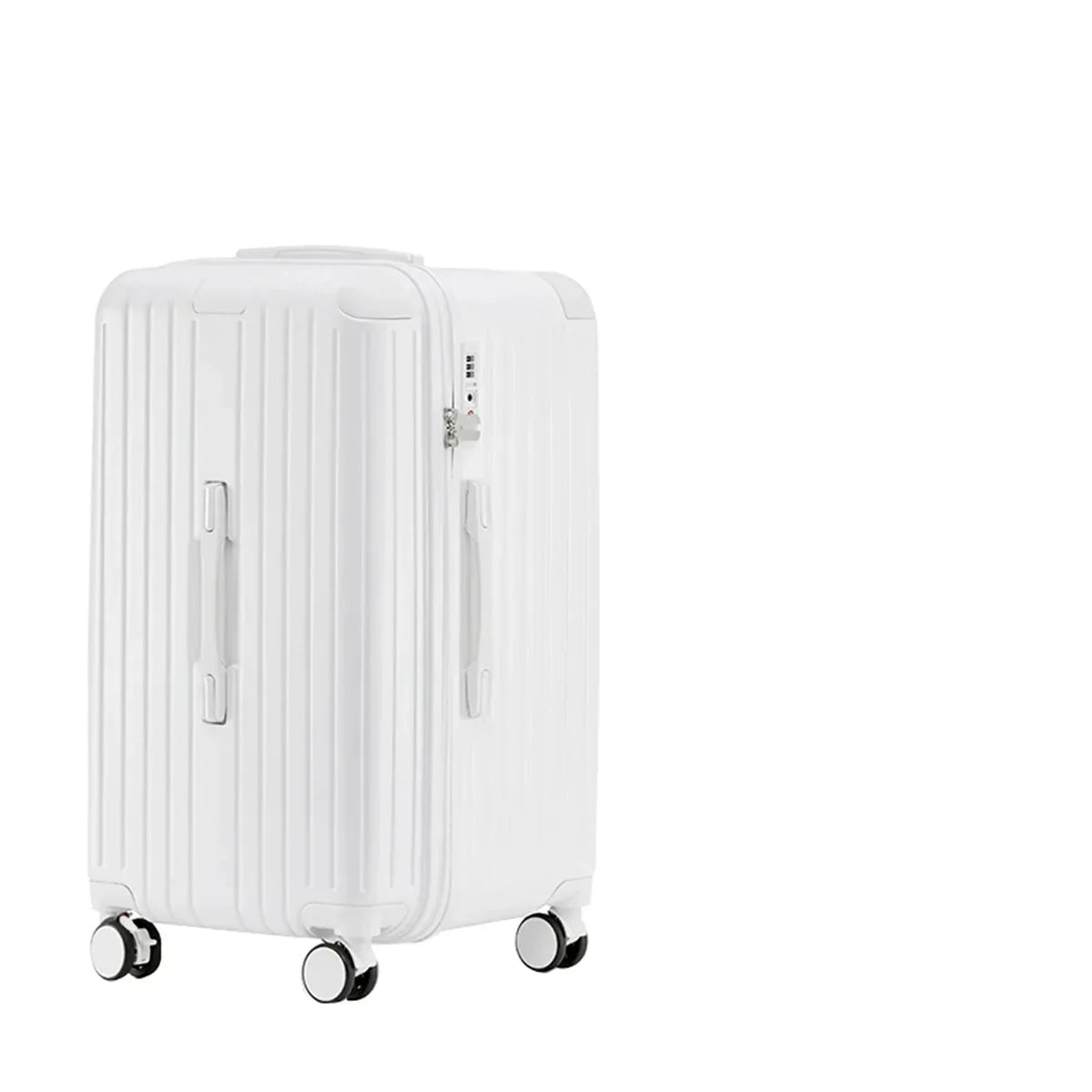 Hard shell suitcase – Milano Voyager-White-S (39 L)-The Livary