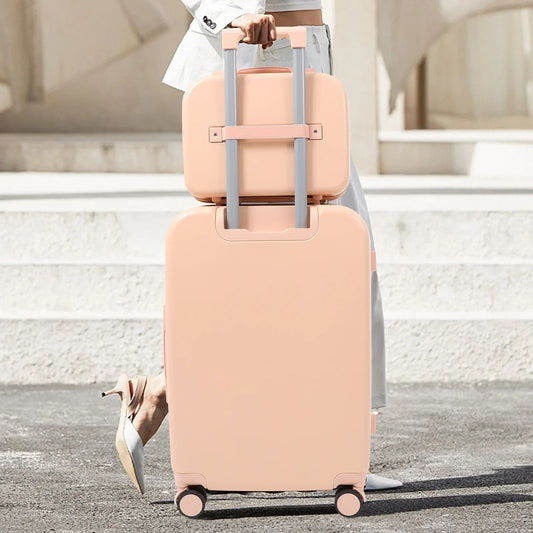 Hard shell suitcase set – Vienna Duo-Green-The Livary