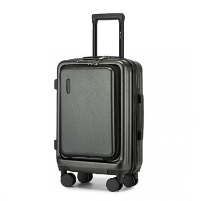 Hard-shell suitcase – Denver-Gray-S (40 L)-The Livary