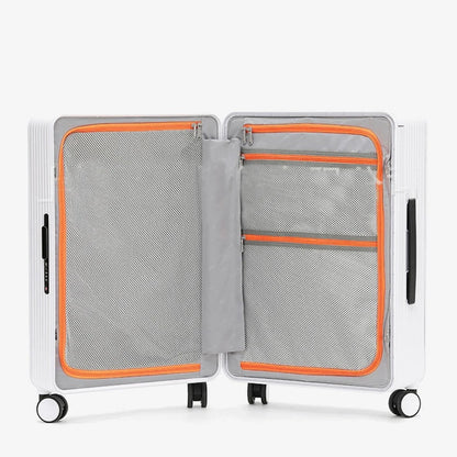 Robust PP hard shell suitcase – Dublin-Black-S (42 L)-The Livary