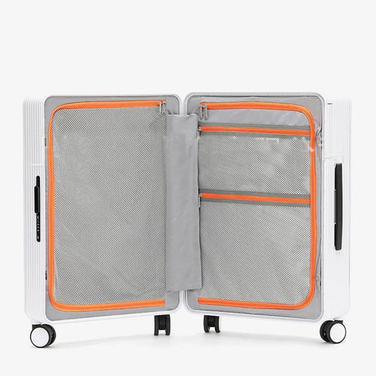 Robust PP hard shell suitcase – Dublin-Black-S (42 L)-The Livary