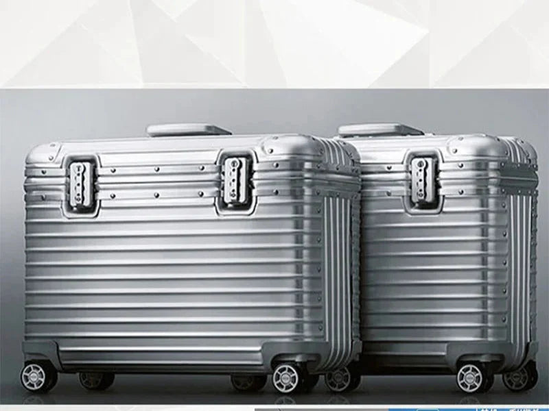Aluminium-Magnesium hard case – Monaco-Silver-S (43 L)-The Livary