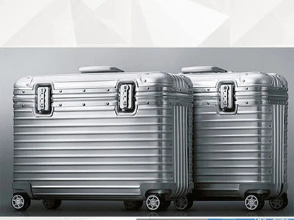 Aluminium-Magnesium hard case – Monaco-Silver-S (43 L)-The Livary