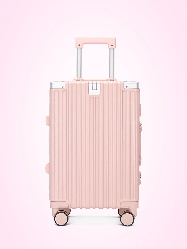 Hardshell suitcase – Campus-Pink-XL (90 L)-The Livary