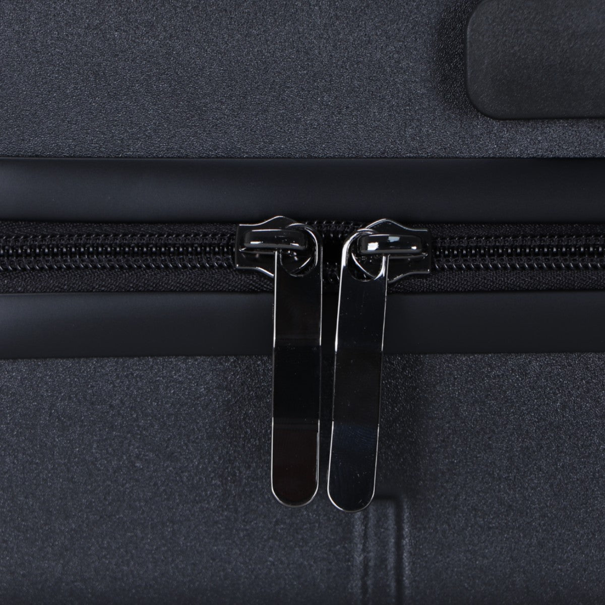 3-piece hard shell luggage set – Atlas Explorer-Black-S (38 L)-The Livary