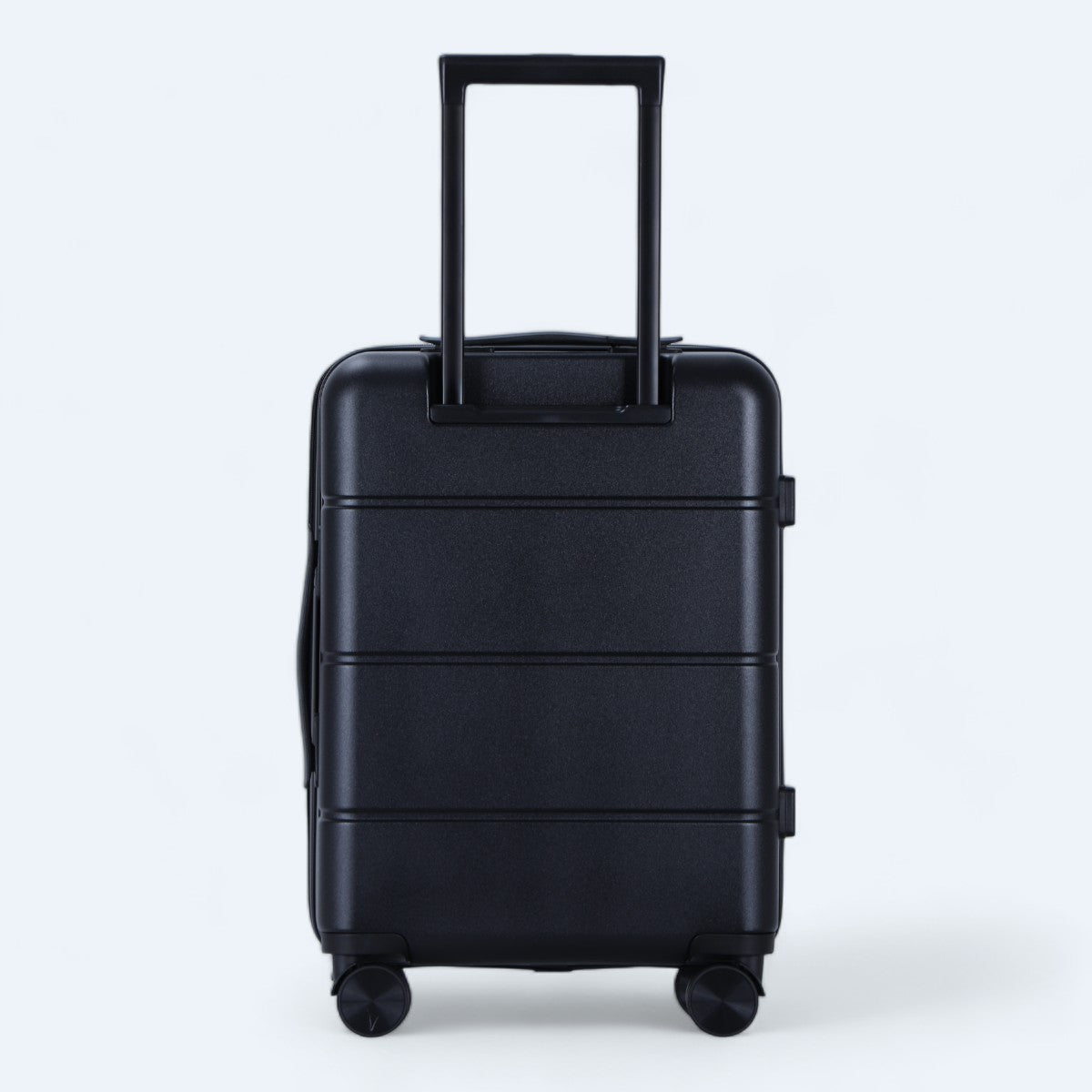 3-piece hard shell luggage set – Atlas Explorer-Black-S (38 L)-The Livary