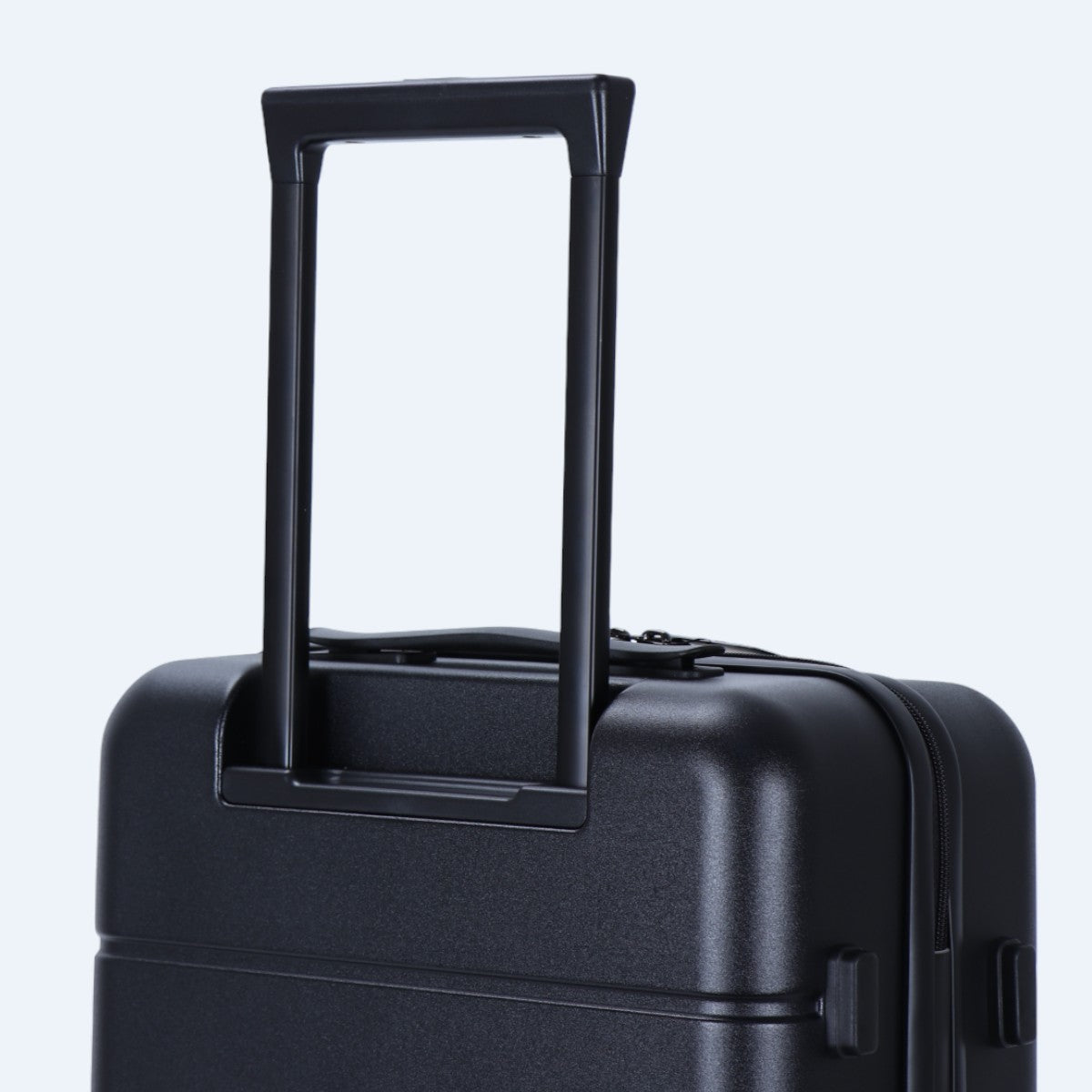 3-piece hard shell luggage set – Atlas Explorer-Black-S (38 L)-The Livary