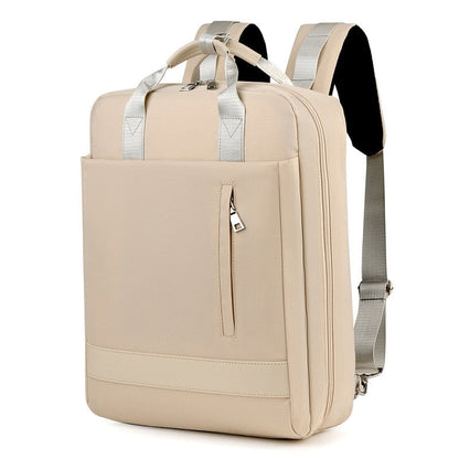 Secure Anti-Theft Backpack with Hidden Zippers and USB Charging