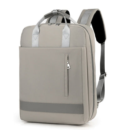 Secure Anti-Theft Backpack with Hidden Zippers and USB Charging