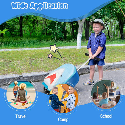 AA OUT OF STOCK Children’s 2-in-1 Ride-On Scooter Suitcase with LED Wheels