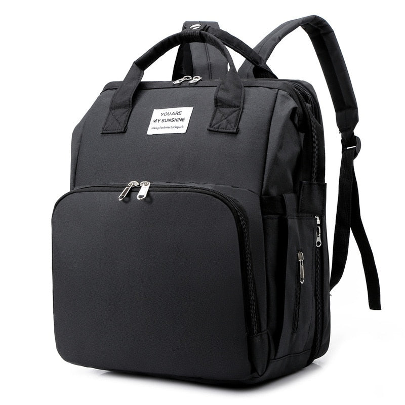 Portable Baby Bed and Nappy Bag – Multi-Function Travel Backpack