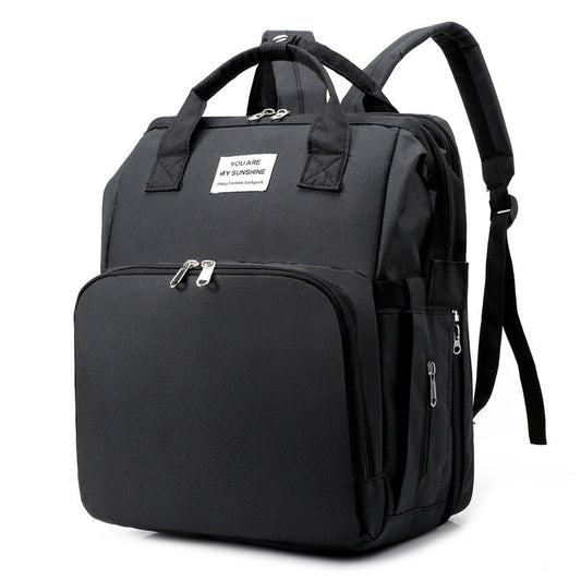 Portable Baby Bed and Nappy Bag – Multi-Function Travel Backpack