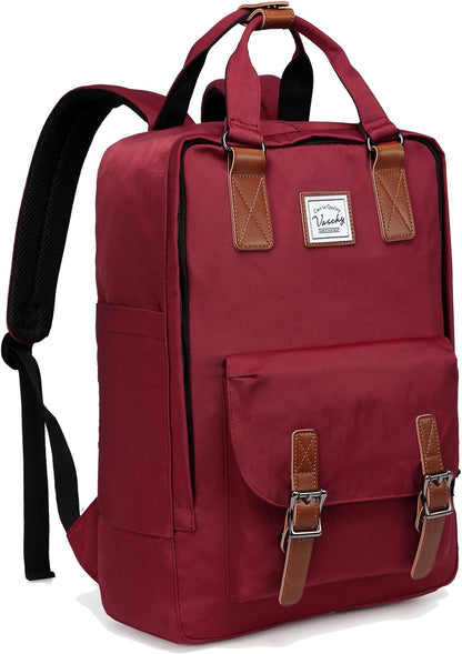 AA OUT OF STOCK 15.6” Water-Resistant Vintage Laptop Backpack with Organiser Pockets – UrbanEase
