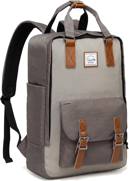 AA OUT OF STOCK 15.6” Water-Resistant Vintage Laptop Backpack with Organiser Pockets – UrbanEase