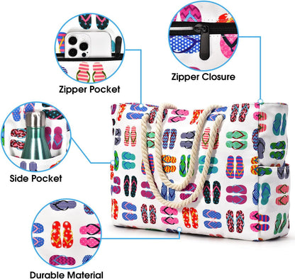 Waterproof & Sandproof Oversized Beach Tote – SandAway