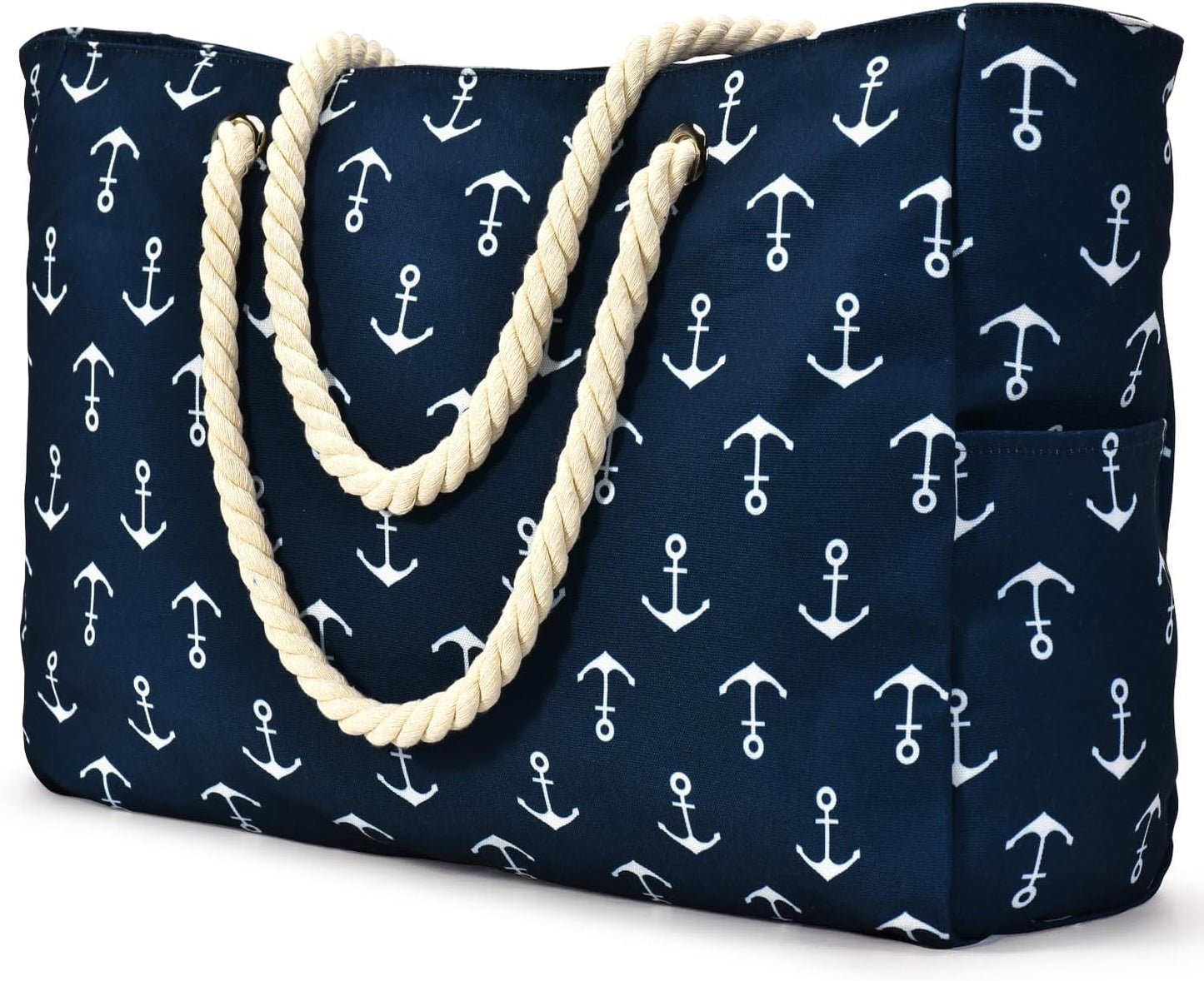 Waterproof Large Tote with Zipped Storage for Work & Play