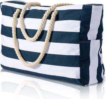 Waterproof Large Tote with Zipped Storage for Work & Play