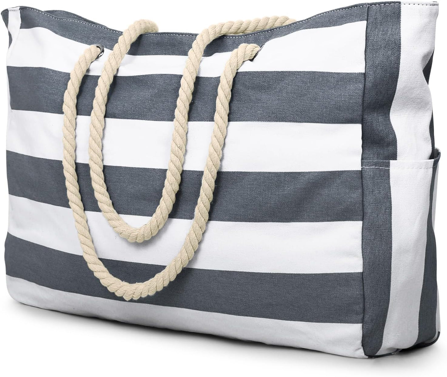 Waterproof Large Tote with Zipped Storage for Work & Play