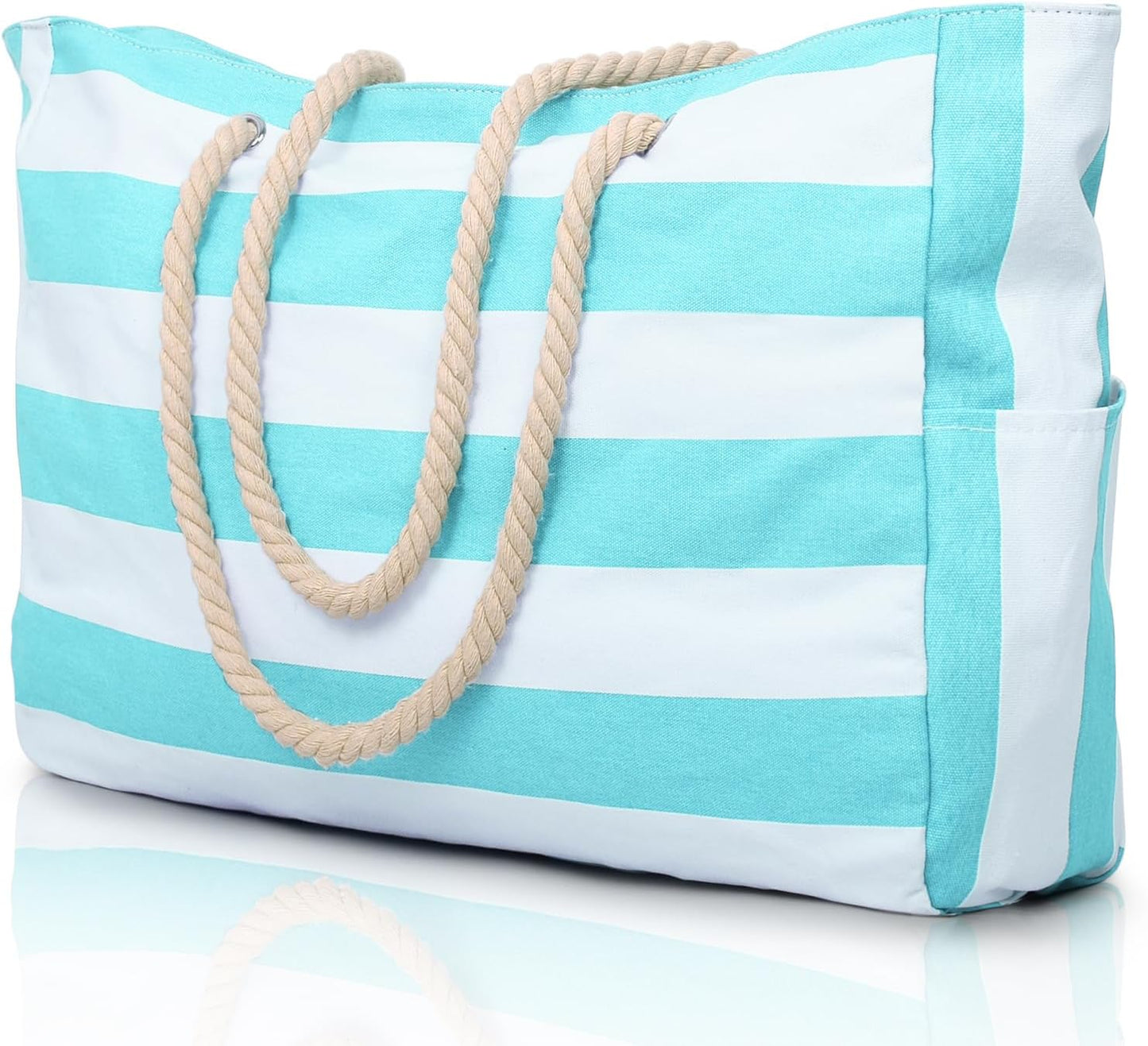 Waterproof Large Tote with Zipped Storage for Work & Play