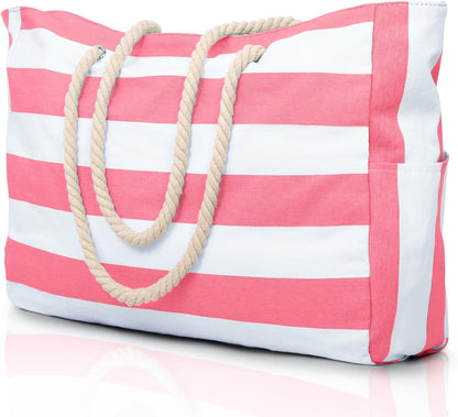 Waterproof Large Tote with Zipped Storage for Work & Play
