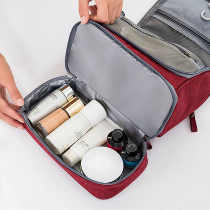 Large-Capacity Hanging Toiletry Bag Organiser – Multi-Compartment Travel Case