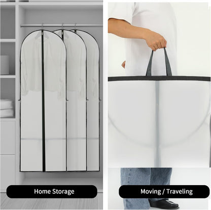 Long Garment Storage Cover – 70.87in Dress Bag with Zipper & Window (Buy 1, Get 1 FREE)