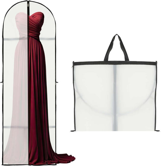 Long Garment Storage Cover – 70.87in Dress Bag with Zipper & Window (Buy 1, Get 1 FREE)