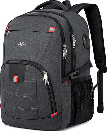 AA NOT AVAIALBLE Water-Resistant Laptop Backpack with USB Port & Anti-Theft Design – TechPro (1+1 FREE Limited Promo)