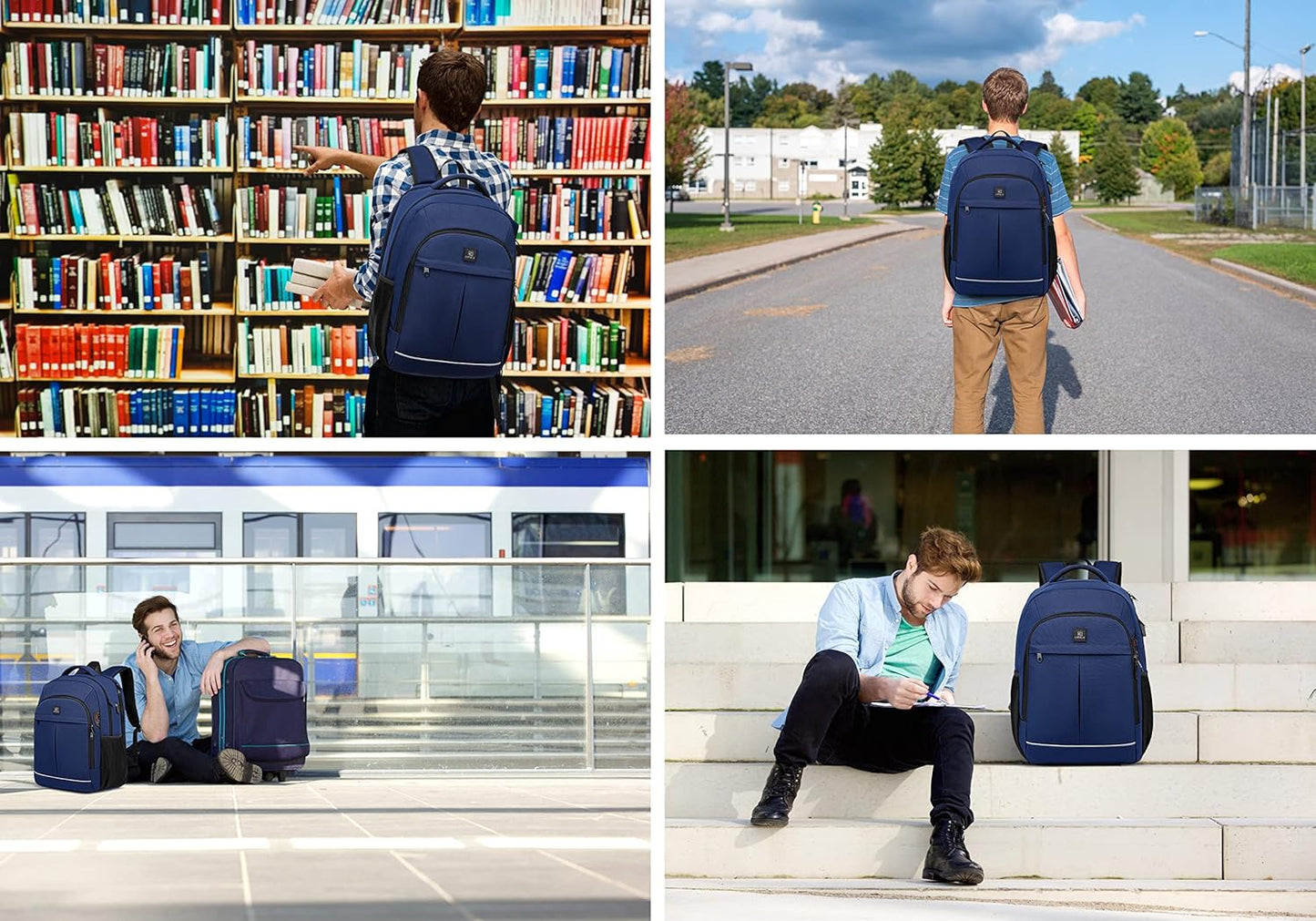 AA NOT AVAIALBLE Water-Resistant Laptop Backpack with USB Port & Anti-Theft Design – TechPro (1+1 FREE Limited Promo)