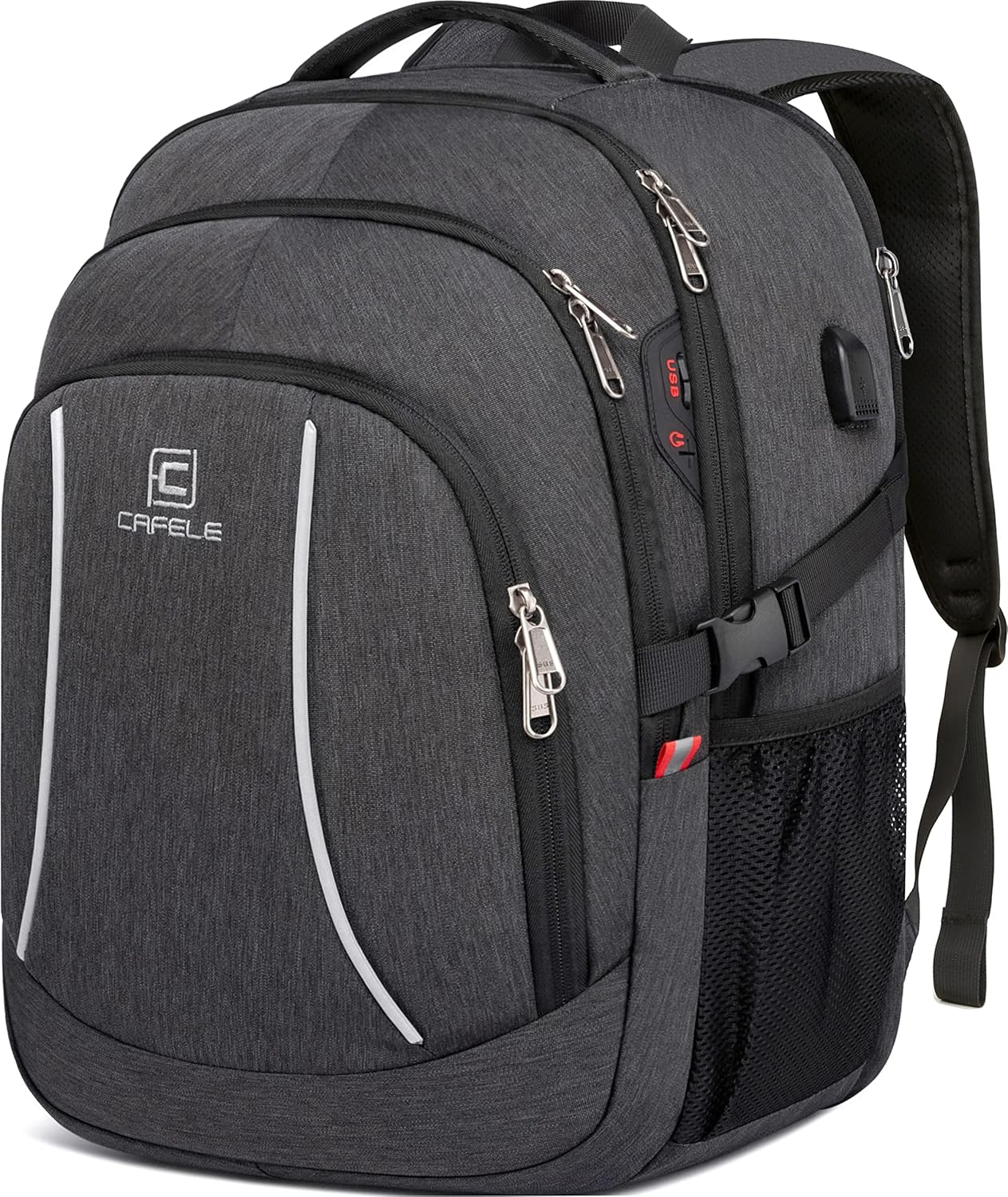 AA NOT AVAIALBLE Water-Resistant Laptop Backpack with USB Port & Anti-Theft Design – TechPro (1+1 FREE Limited Promo)