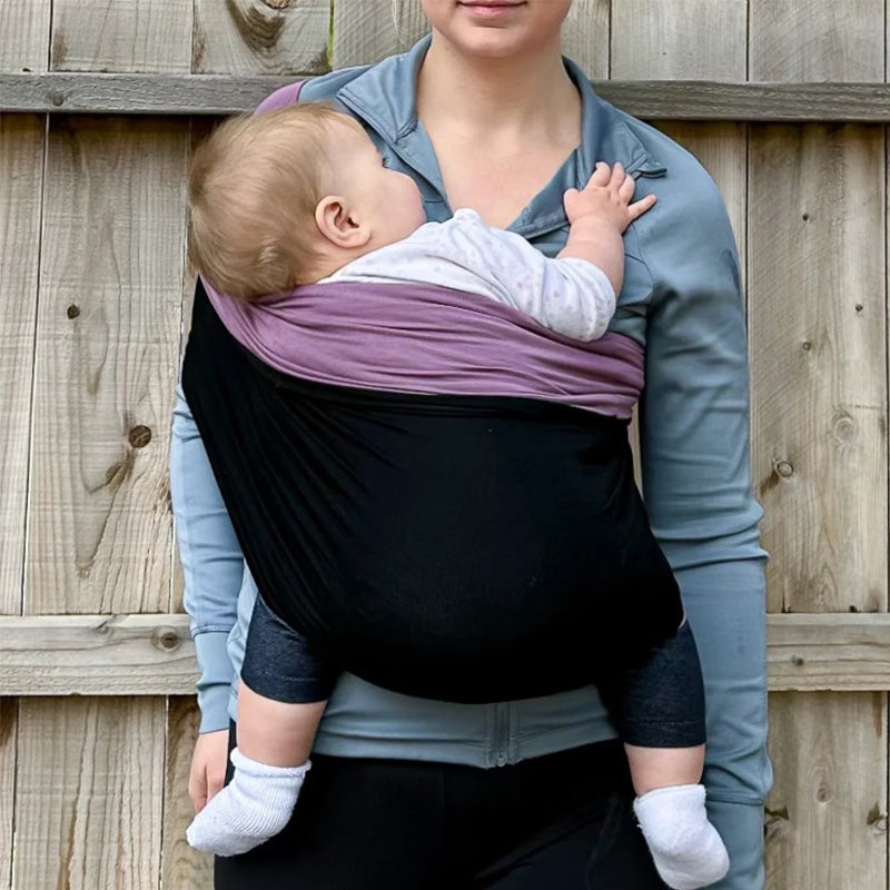 Comfortable Baby Carrier – SnugCarry-Black-Nora Luxe
