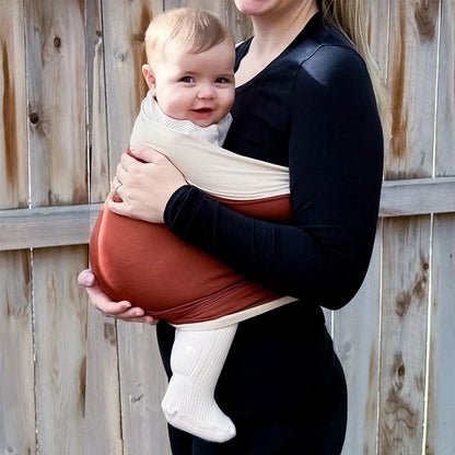 Comfortable Baby Carrier – SnugCarry-Brown-Nora Luxe