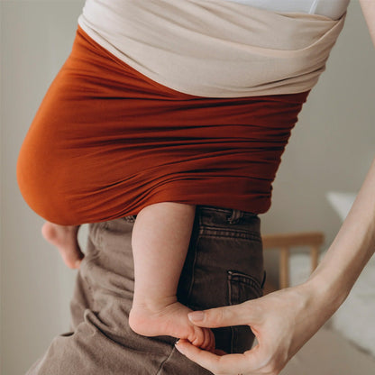 Comfortable Baby Carrier – SnugCarry-Brown-Nora Luxe